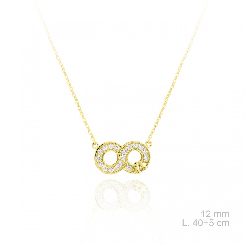 Gargantilla de Plata de Ley y circonitas