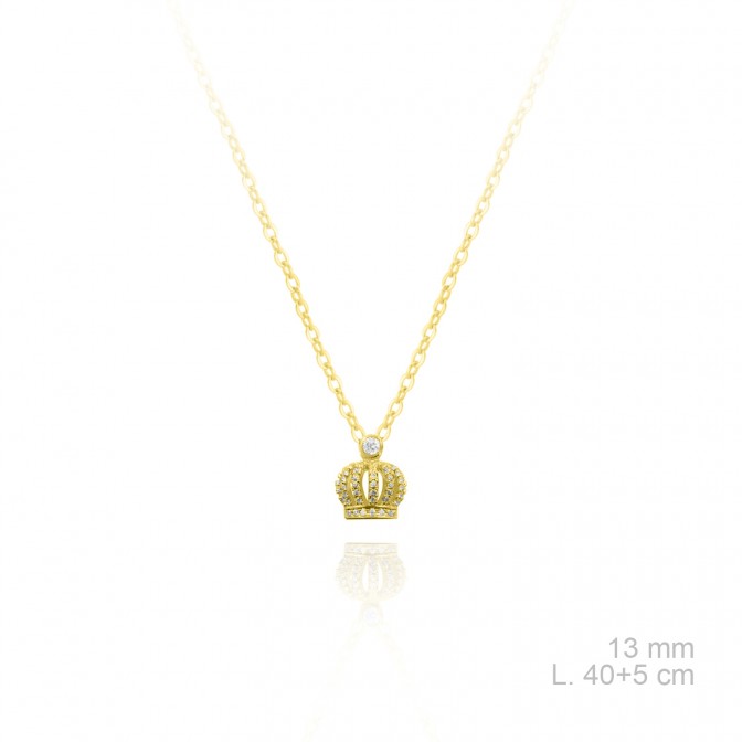 Gargantilla de Plata de Ley y circonitas