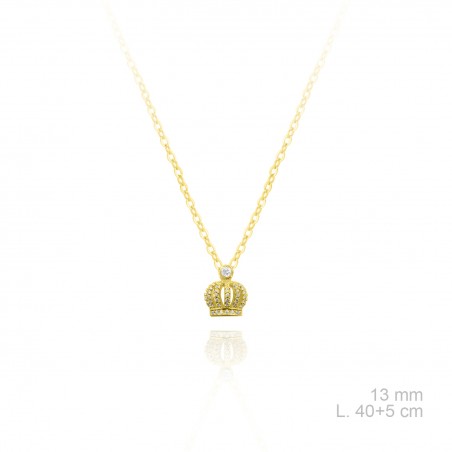 Gargantilla de Plata de Ley y circonitas